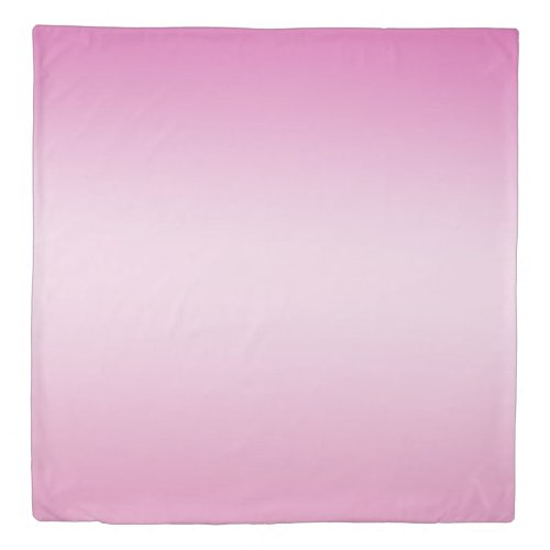 Girly Pink Ombre Duvet Cover