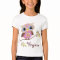 Girly Pink Owl Baby Doll T Shirts
