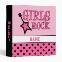 A Pink Girl Binder