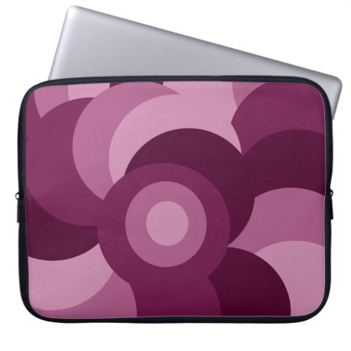 girly pink purple pattern laptop sleeve