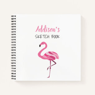 Girly Pink Sketchbook Notebook