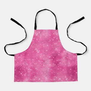 Girly Pink Sparkle Apron