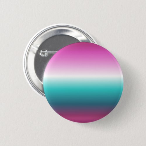 girly pink turquoise teal aqua ombre mermaid button