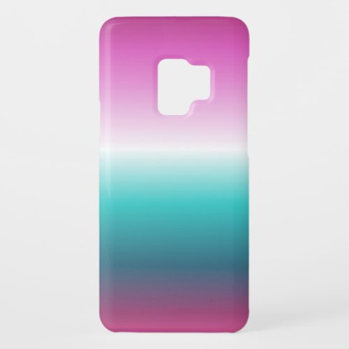 girly pink turquoise teal aqua ombre mermaid Case_Mate samsung galaxy s9 case