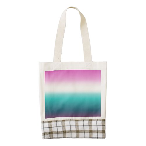 girly pink turquoise teal aqua ombre mermaid zazzle HEART tote bag