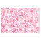 Girly pink watercolor hand drawn hearts pattern