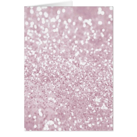 Girly Pink White Abstract Glitter Photo Print (Front)