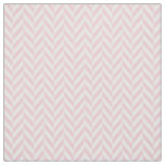 Girly pink white pastel vintage chevron pattern fabric