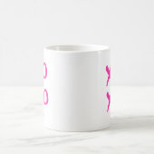 Girly Pink Xoxo Personalized Valentine's Coffee Mug (Center)