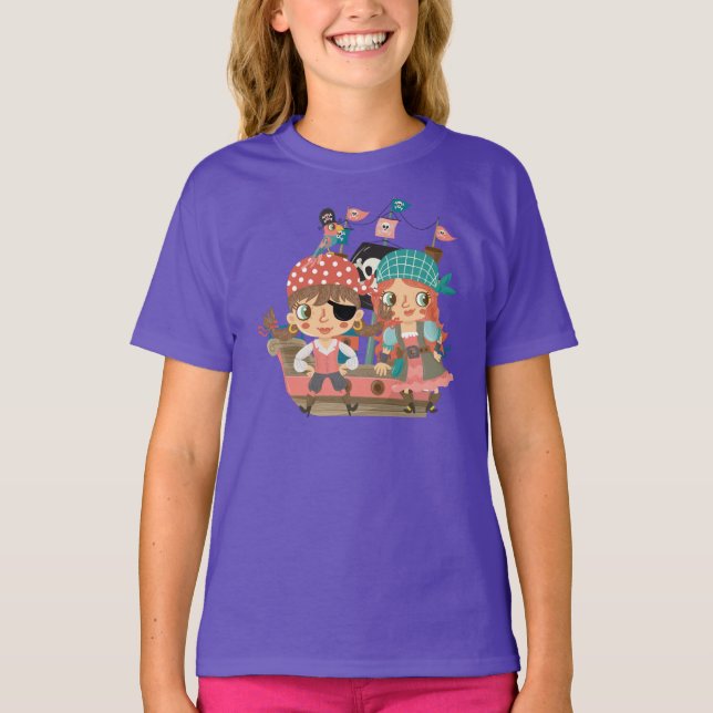 Girly Pirates T-Shirt (Front)