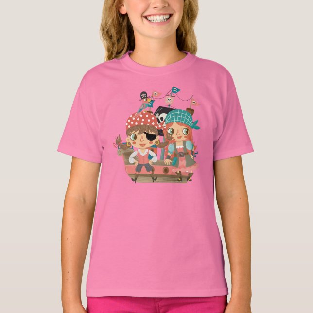 Girly Pirates T-Shirt (Front)