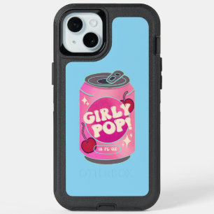 Girly Pop Cherry Soda Can Retro Y2K Pink iPhone 15 Plus Case