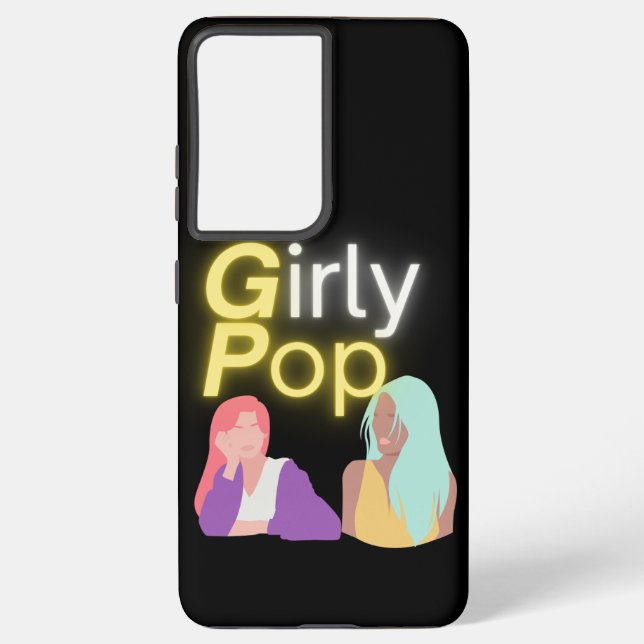 Girly pop phone samsung galaxy case (Back)