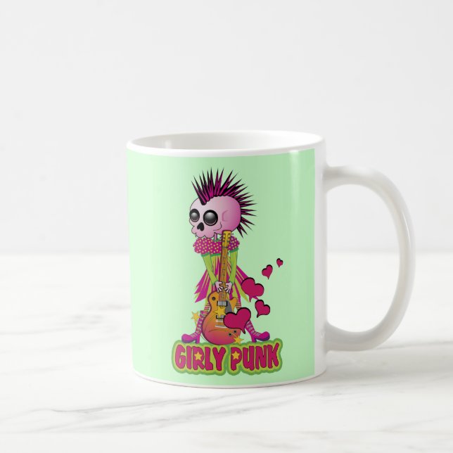 Girly Punk Rocker Coffee Mug (Right)