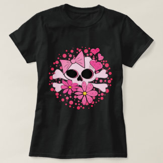 Girly Punk Skull T-Shirt