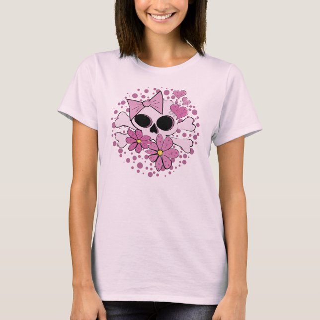 Girly Punk Skull T-Shirt (Front)