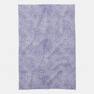 Girly Purple Glitter Glitz Leopard print Kitchen Towel