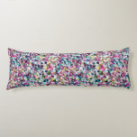 Girly Rainbow Faux Sequins Bling Body Pillow at Zazzle
