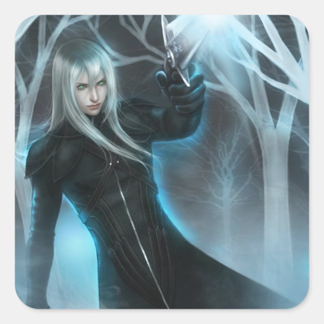 Girly Remnant Square Sticker (Front)