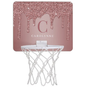 pink basketball goal