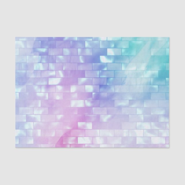 Girly shimmer iridescent mother of pearl shiny tissue paper (Front)