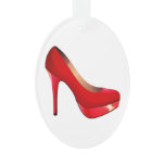 Girly shoe quote ornament