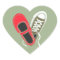 Girly Shoes & Sneakers Heart Wedding (Camo)