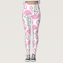 Girly Simple Modern Pink Flamingo Pattern