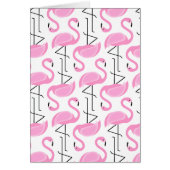 Girly Simple Modern Tropical Pink Flamingo Pattern (Front)