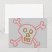 GIRLY SKULL AND CROSSBONES (Front/Back)
