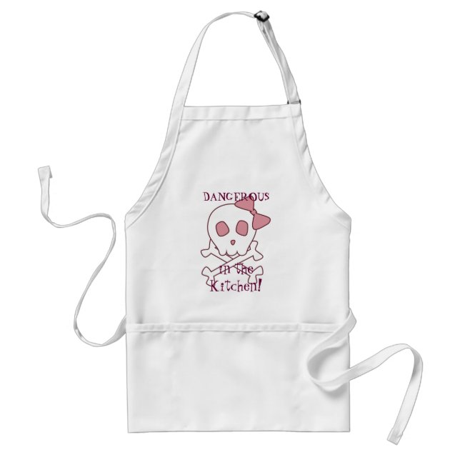 Girly Skull Apron (Front)