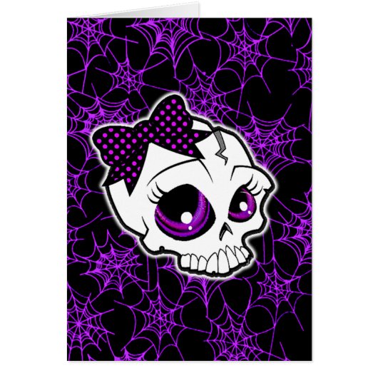 Girly Skull Cards (Front)