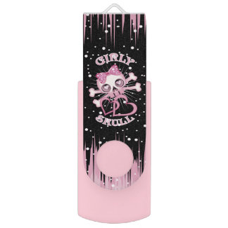 Girly Skull Flash Drive