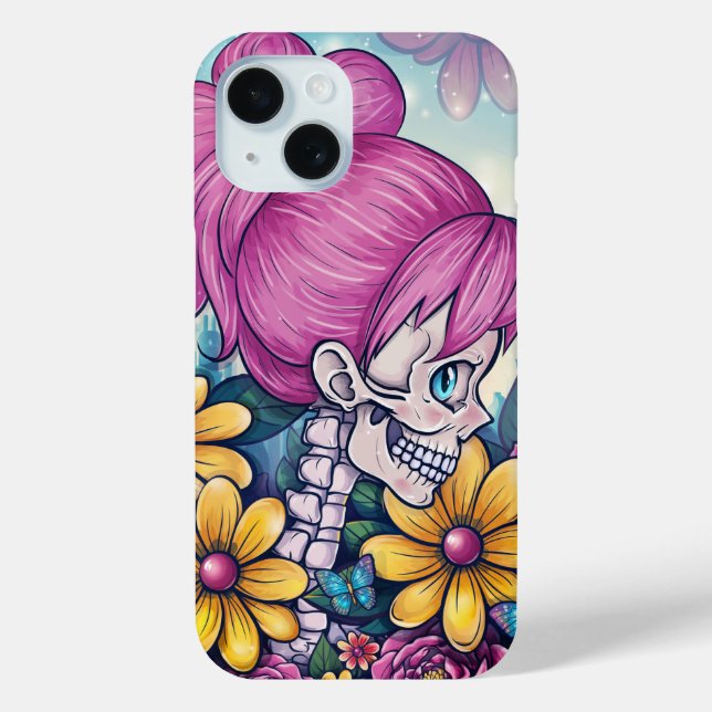 Girly Skull iPhone / iPad case (Back)