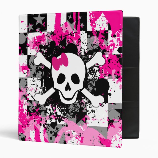 Girly Skull Princess Binder (Front/Inside)