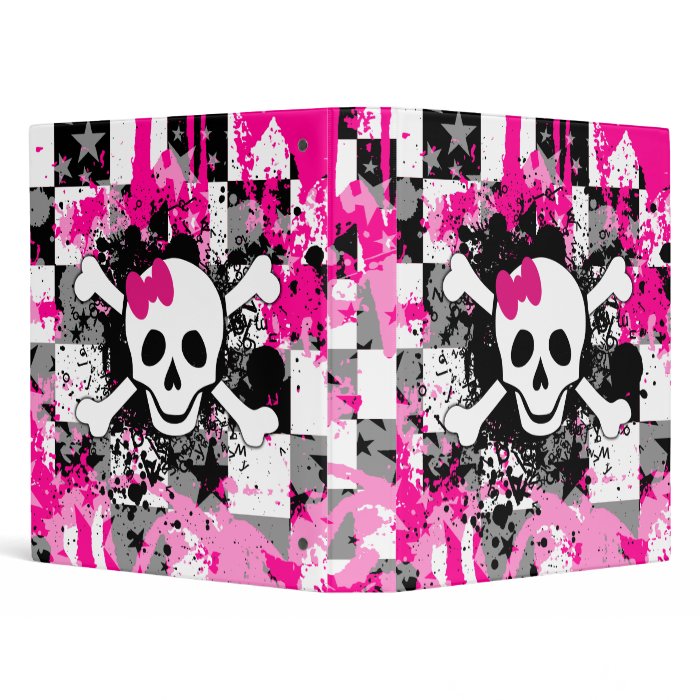 Girly Skull Princess Binder