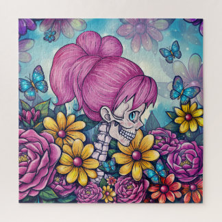 Girly Skull Puzzle