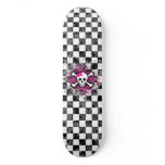 Girly Skull Skateboard