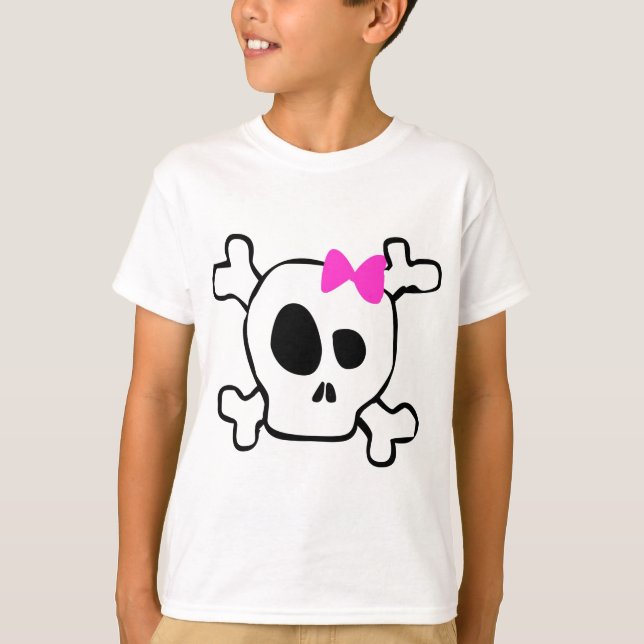 Girly skull T-Shirt (Front)
