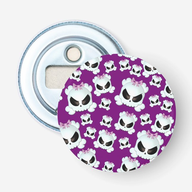 Girly Skullz Bottle Opener (Front)