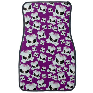 Girly Skullz Car Floor Mat