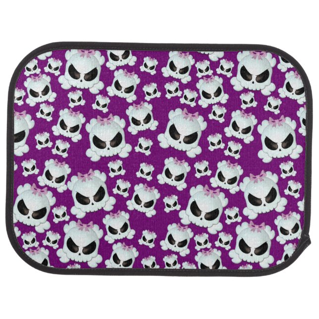 Girly Skullz Car Mat (Rear)