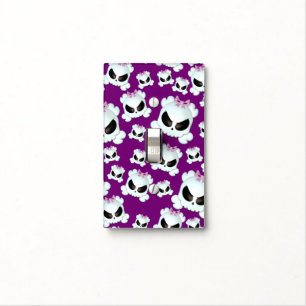 Girly Skullz Light Switch Cover