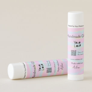 Girly small business handmade gifts made love QR Lip Balm