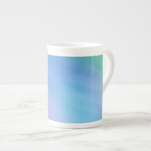 Girly Soft Rainbow Sky Bone China Mug