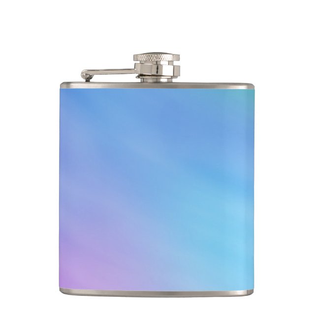 Girly Soft Rainbow Sky Flask (Front)