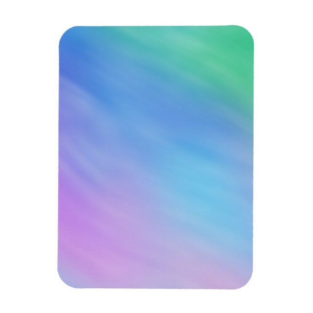 Girly Soft Rainbow Sky Magnet (Vertical)