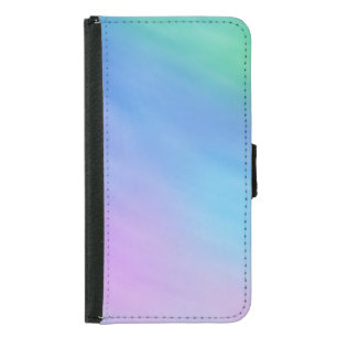 Girly Soft Rainbow Sky Samsung Galaxy S5 Wallet Case
