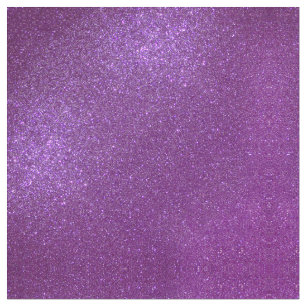 Girly Sparkly Royal Purple Glitter Fabric