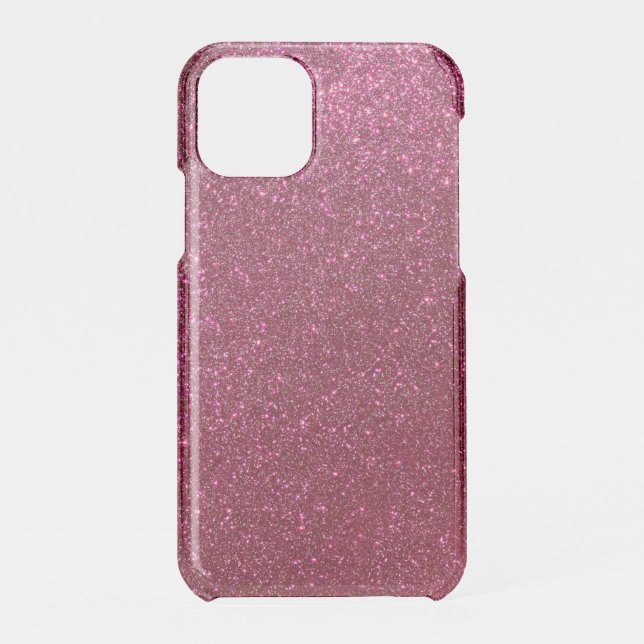 Girly Sparkly Wine Burgundy Red Glitter Uncommon iPhone Case (Back)